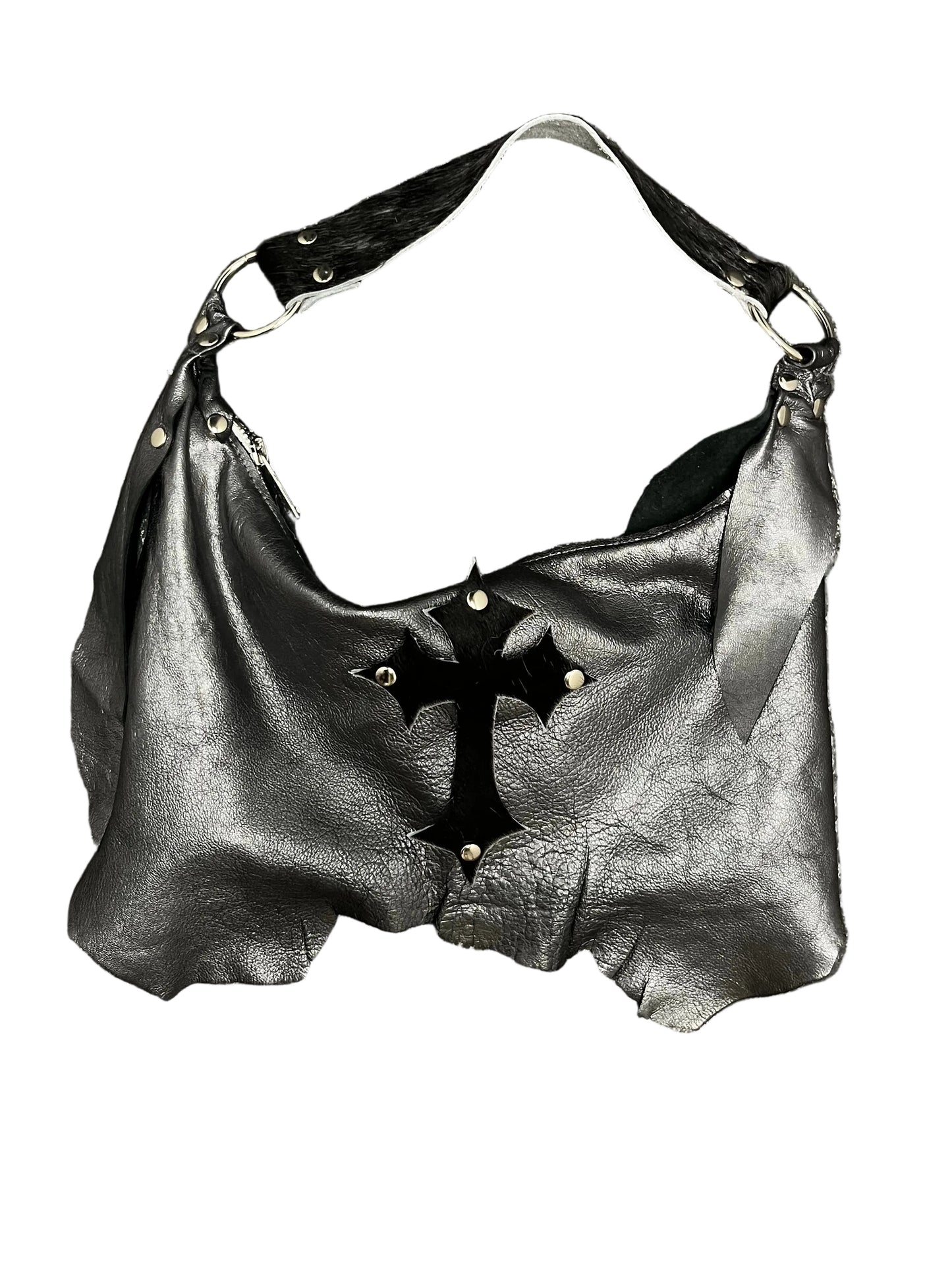 Gunmetal Cross bag