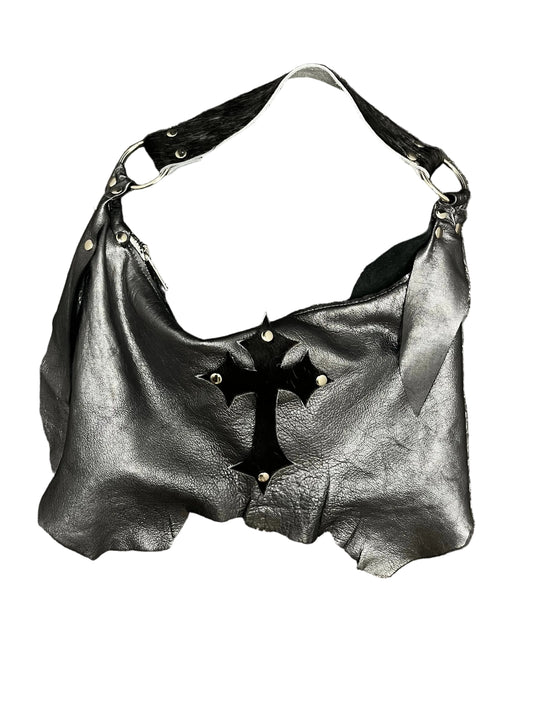 Gunmetal Cross bag