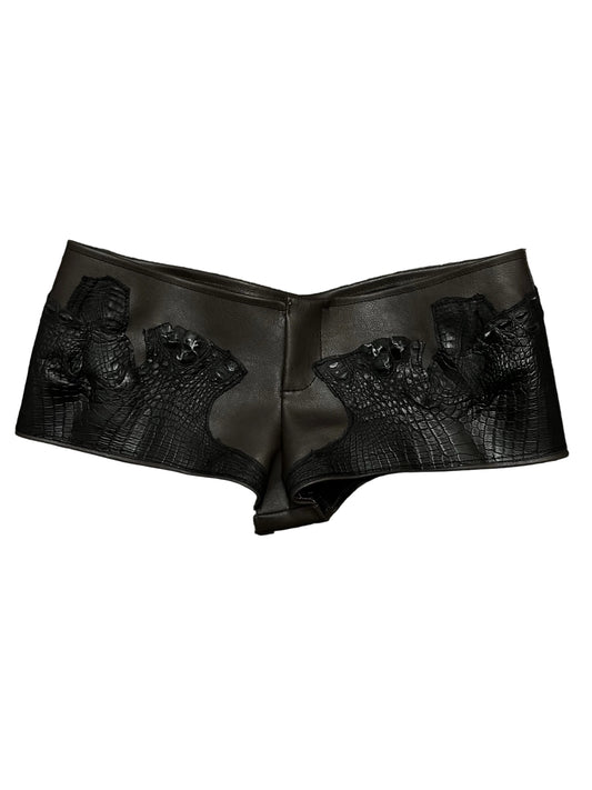 Croc Mini Shorts