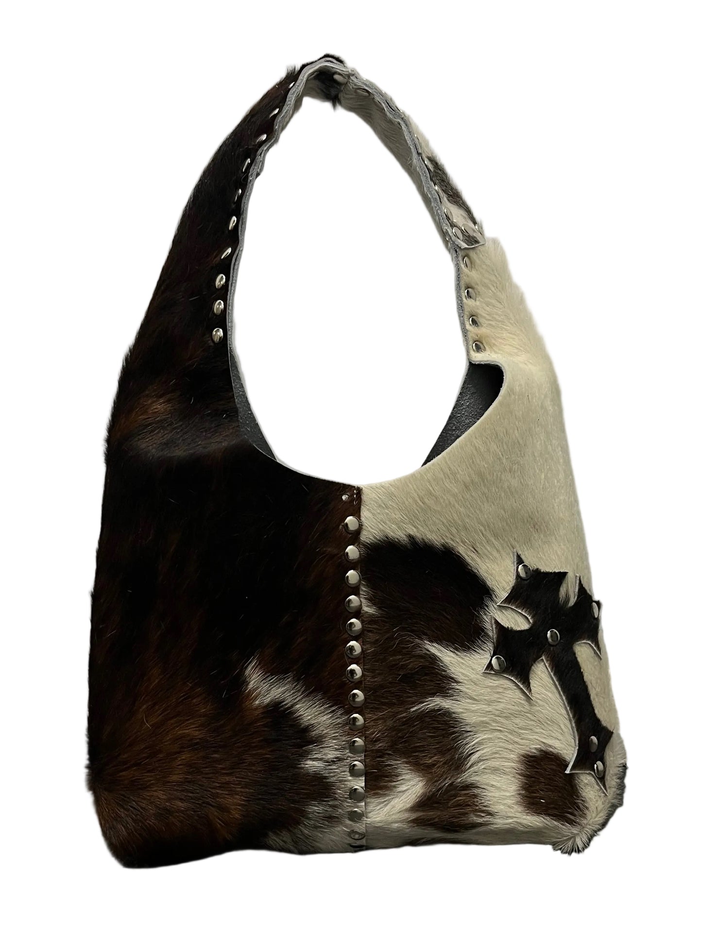 Cow Hide Hobo Bag